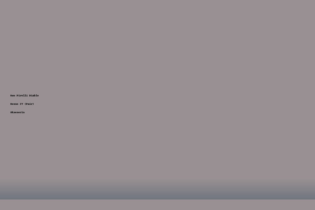 Ban Pirelli Diablo Rosso IV (Pair)