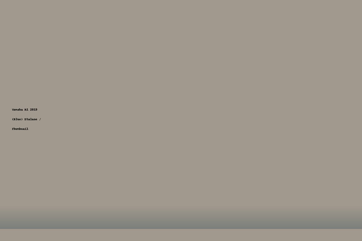 Yamaha R1 2019 (Blue)