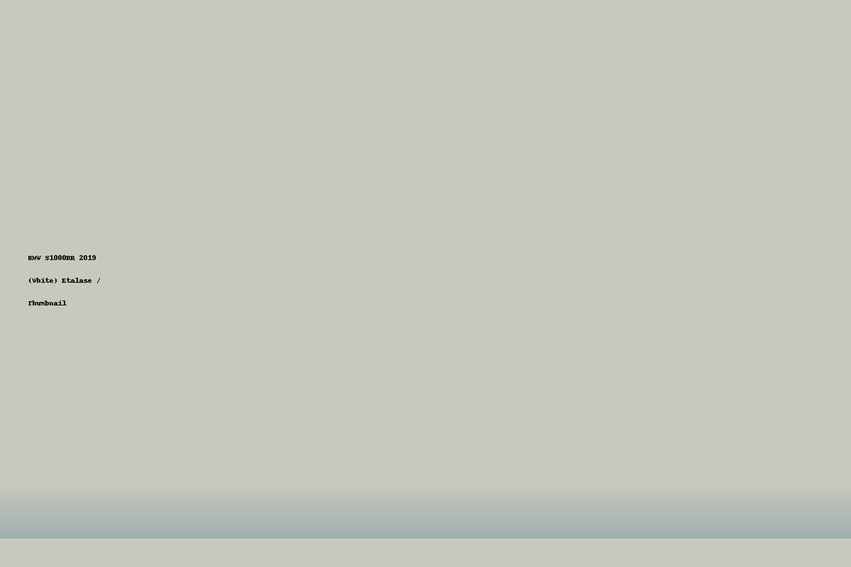 BMW S1000RR 2019 (White)